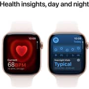 Apple Watch Series 10 GPS 42mm Rose Gold Aluminum Case with Light Blush Sport Band - S/M