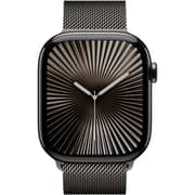 Apple Watch Series 10 GPS + Cellular 46mm Slate Titanium Case with Slate Milanese Loop - M/L