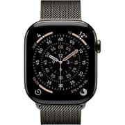 Apple Watch Series 11 GPS + Cellular, 46mm Slate Titanium Case with Slate Milanese Loop - M/L