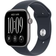 Apple Watch Series 12 GPS, 46mm Space Gray Aluminum Case with Navy Blue Sport Band - S/M - Pre-order