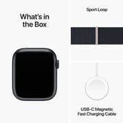 Apple Watch Series 9 GPS 41mm Midnight Aluminum Case with Midnight Sport Loop