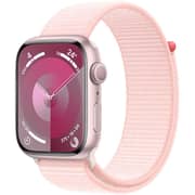Apple Watch Series 9 GPS 41mm Pink Aluminum Case with Light Pink Sport Loop