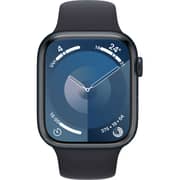 Apple Watch Series 9 GPS + Cellular 45mm Midnight Aluminum Case with Midnight Sport Band S/M – Middle East Version