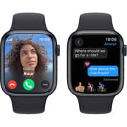 Apple Watch Series 9 GPS + Cellular 45mm Midnight Aluminum Case with Midnight Sport Band S/M – Middle East Version