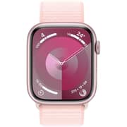Apple Watch Series 9 GPS + Cellular 45mm Pink Aluminum Case with Light Pink Sport Loop