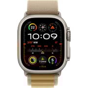 Apple Watch Ultra 2 GPS + Cellular 49mm Natural Titanium Case with Tan Alpine Loop - M