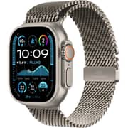Apple Watch Ultra 2 GPS + Cellular 49mm Natural Titanium Case with Natural Milanese Loop - L
