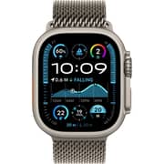 Apple Watch Ultra 2 GPS + Cellular 49mm Natural Titanium Case with Natural Milanese Loop - L