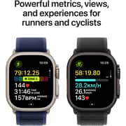 Apple Watch Ultra 2 GPS + Cellular 49mm Natural Titanium Case with Natural Milanese Loop - L