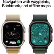 Apple Watch Ultra 2 GPS + Cellular 49mm Natural Titanium Case with Natural Milanese Loop - L