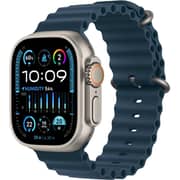 Apple Watch Ultra 2 GPS + Cellular 49mm Titanium Case with Blue Ocean Band