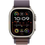 Apple Watch Ultra 2 GPS + Cellular 49mm Titanium Case with Indigo Alpine Loop S – Middle East Version