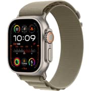 Apple Watch Ultra 2 GPS + Cellular 49mm Titanium Case with Olive Alpine Loop S – Middle East Version