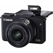 Canon EOS M10 Mirrorless Digital Camera Black With EFM 15-45mm IS STM Lens