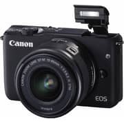 Canon EOS M10 Mirrorless Digital Camera Black With EFM 15-45mm IS STM Lens