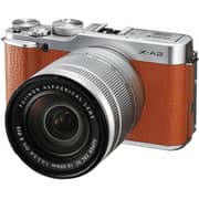 Fujifilm X-A2 Mirrorless Digital Camera Brown With XC 16-50mm Lens + XC 50-230mm Lens