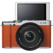 Fujifilm X-A2 Mirrorless Digital Camera Brown With XC 16-50mm Lens + XC 50-230mm Lens