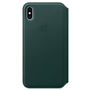Apple Leather Folio Case Forest Green For iPhone XS Max