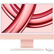 Apple iMac 24-inch (2023) - M3 with 8-Core CPU / 8GB RAM / 256GB SSD / 10-Core GPU / macOS Sonoma / English & Arabic Keyboard / Pink / Middle East Version