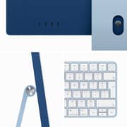 Apple iMac 24-inch (2023) - M3 with 8-Core CPU / 8GB RAM / 512GB SSD / 10-Core GPU / macOS Sonoma / English & Arabic Keyboard / Blue / Middle East Version