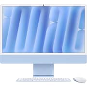 Apple iMac 24-inch (2024) - M4 with 10-Core CPU / 16GB RAM / 256GB SSD / 10-core GPU / macOS Sequoia / English & Arabic Keyboard / Blue / Middle East Version