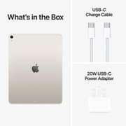 13-inch iPad Air M3 (2025) Wi-Fi + Cellular 128GB - Starlight Middle East Version with FaceTime