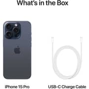 Apple iPhone 15 Pro (256GB) - Blue Titanium Middle East Version with FaceTime