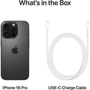 Apple iPhone 16 Pro (256GB) - Black Titanium Middle East Version with FaceTime