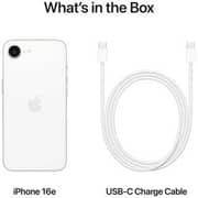 Apple iPhone 16e (256GB) - White Middle East Version with FaceTime