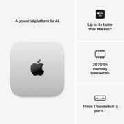 Apple Mac mini (2026) - M5 Pro Chip with 15-core CPU / 24GB RAM / 512GB SSD / 16-core GPU / macOS 27 / Silver / Middle East Version - Pre-order