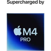 Apple Mac mini (2024) - M4 Pro with 12-core CPU / 24GB RAM / 512 GB SSD / 16-core GPU / macOS Sequoia / Silver / Middle East Version