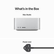Apple Mac Studio (2023) - Apple M2 Chip Max / 32GB RAM / 512GB SSD / 12-core CPU / 30-core GPU / macOS Ventura / Silver / Middle East Version - [MQH73AB/A]