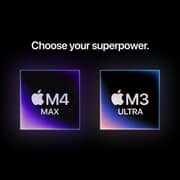ماك استديو من أبل بشريحة M4 ماكس (2025)، وحدة معالجة مركزية (CPU) بـ 14 نواة، ذاكرة وصول عشوائي سعة 36 جيجابايت، محرك أقراص ذات حالة صلبة (SSD) سعة 512 جيجابايت، كرت شاشة بـ 32 نواة، نظام تشغيل macOS Sequoia، لون فضي _ إصدار الشرق الأوسط