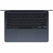 Apple MacBook Air 13-inch (2024) - M3 with 8-core CPU / 24GB RAM / 512GB SSD / 10-core GPU / macOS Sonoma / English Keyboard / Midnight / Middle East Version