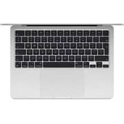 Apple MacBook Air 13-inch (2024) - M3 with 8-core CPU / 24GB RAM / 512GB SSD / 10-core GPU / macOS Sonoma / English Keyboard / Silver / Middle East Version