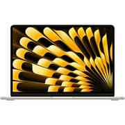 Apple MacBook Air 13-inch (2024) - M2 with 8-core CPU / 16GB RAM / 256GB SSD / 8-core GPU / macOS Sonoma / English Keyboard / Starlight / Middle East Version