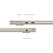 Apple MacBook Air 13-inch (2024) - M2 with 8-core CPU / 16GB RAM / 256GB SSD / 8-core GPU / macOS Sonoma / English Keyboard / Starlight / Middle East Version