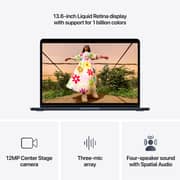 Apple MacBook Air M5 13-inch (2026) - 10-core CPU / 16GB RAM / 512GB SSD / 8‑core GPU / macOS Tahoe / English & Arabic Keyboard / Midnight / Middle East Version