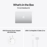 Apple MacBook Air M5 13-inch (2026) - 10-core CPU / 24GB RAM / 1TB SSD / 10‑core GPU / macOS Tahoe / English & Arabic Keyboard / Silver / Middle East Version
