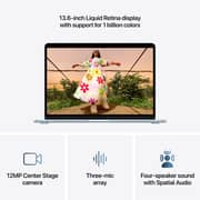 Apple MacBook Air M5 13-inch (2026) - 10-core CPU / 16GB RAM / 512GB SSD / 8‑core GPU / macOS Tahoe / English & Arabic Keyboard / Sky Blue / Middle East Version