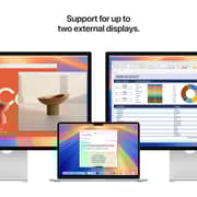 Apple MacBook Air M4 13-inch (2025) - 10-core CPU / 16GB RAM / 256GB SSD / 8-core GPU / macOS Sequoia / English & Arabic Keyboard / Midnight / Middle East Version