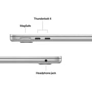 Apple MacBook Air M4 13-inch (2025) - 10-core CPU / 16GB RAM / 256GB SSD / 8-core GPU / macOS Sequoia / English & Arabic Keyboard / Silver / Middle East Version
