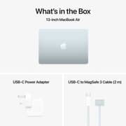 Apple MacBook Air M4 13-inch (2025) - 10-core CPU / 24GB RAM / 512GB SSD / 10-core GPU / macOS Sequoia / English & Arabic Keyboard / Sky Blue / Middle East Version