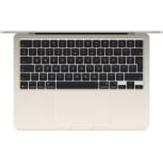 Apple MacBook Air M4 13-inch (2025) - 10-core CPU / 16GB RAM / 256GB SSD / 8-core GPU / macOS Sequoia / English & Arabic Keyboard / Starlight / Middle East Version
