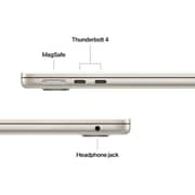 Apple MacBook Air M4 13-inch (2025) - 10-core CPU / 16GB RAM / 256GB SSD / 8-core GPU / macOS Sequoia / English & Arabic Keyboard / Starlight / Middle East Version
