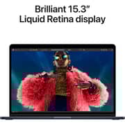 Apple MacBook Air 15-inch (2024) - M3 with 8-core CPU / 8GB RAM / 512GB SSD / 10-core GPU / macOS Sonoma / English Keyboard / Midnight / Middle East Version