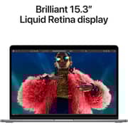 Apple MacBook Air 15-inch (2024) - M3 with 8-core CPU / 8GB RAM / 512GB SSD / 10-core GPU / macOS Sonoma / English & Arabic Keyboard / Space Grey / Middle East Version