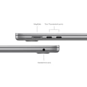 Apple MacBook Air 15-inch (2024) - M3 with 8-core CPU / 8GB RAM / 512GB SSD / 10-core GPU / macOS Sonoma / English & Arabic Keyboard / Space Grey / Middle East Version