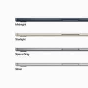 Apple MacBook Air 15-inch (2023) - Apple M2 Chip / 8GB RAM / 512GB SSD / 8-core CPU / 10-core GPU / macOS Ventura / English & Arabic Keyboard / Midnight / Middle East Version - [MQKX3AB/A]
