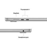 Apple MacBook Air M4 15-inch (2025) - 10-core CPU / 16GB RAM / 512GB SSD / 10-core GPU / macOS Sequoia / English Keyboard / Silver / Middle East Version